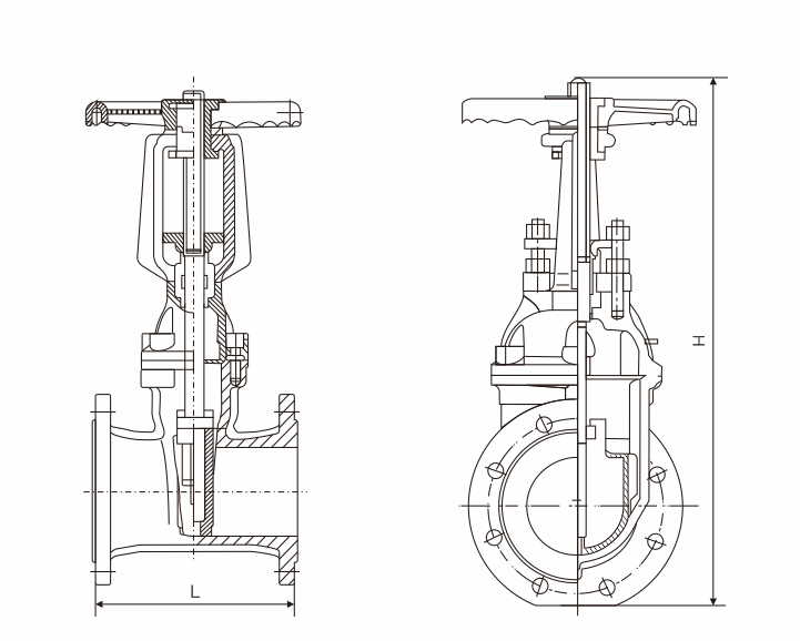明杆彈性座封閘閥(圖1)