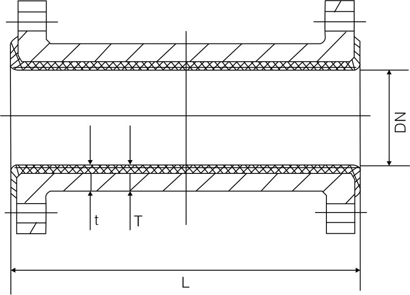 Fluorine lined molded pipeline(圖（tú）1)