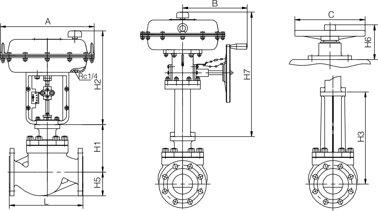 Pneumatic sleeve regulating valve(圖1)